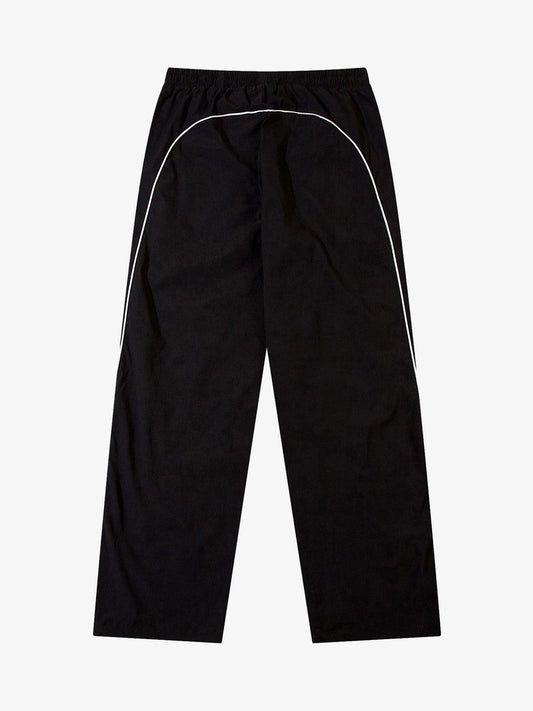 Thesupermade Retro Color Matching Casual Pants 