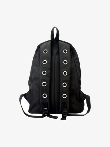 Metal Partition Multi-Pocket Nylon Backpack 