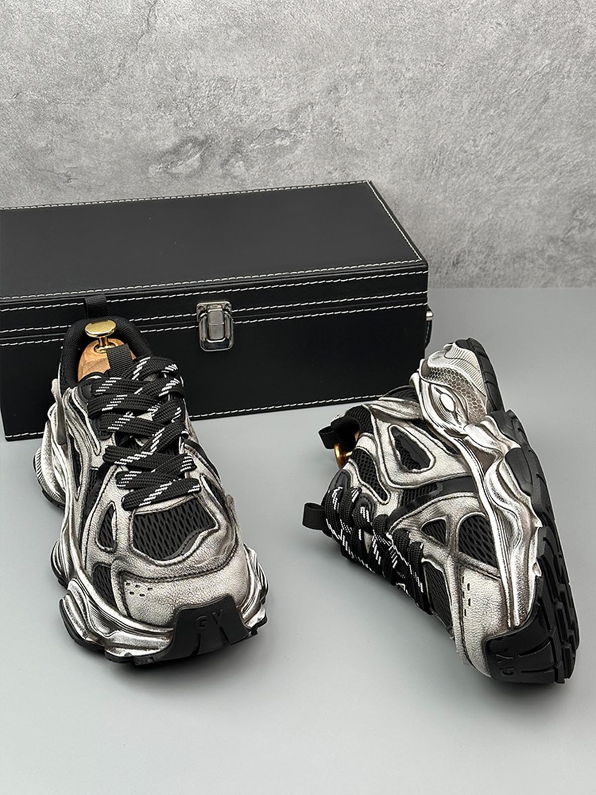 Chunky Sole Breathable Running Sneakers 