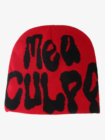 Thesupermade Letter Knitted Hat 