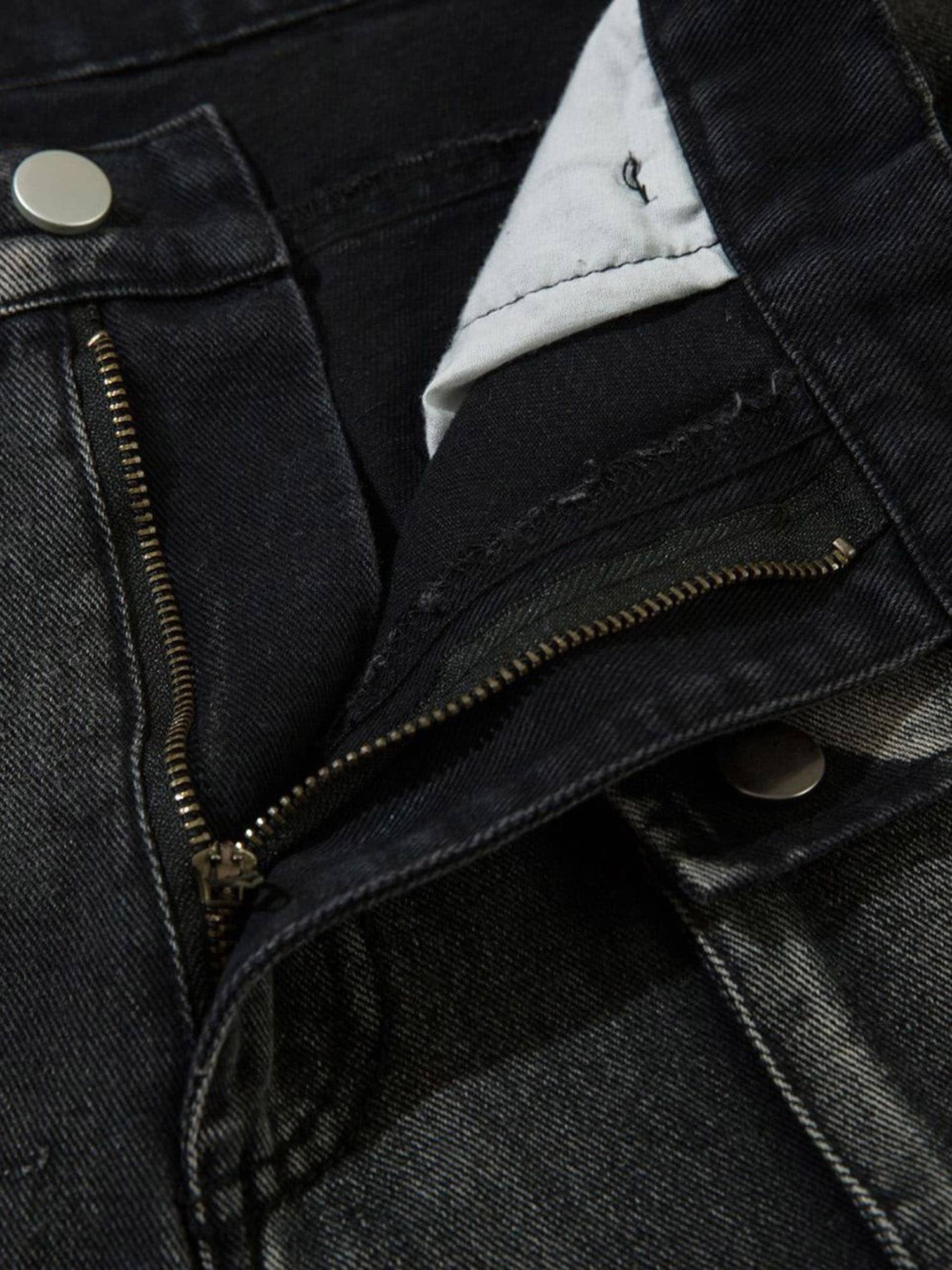 Thesupermade High Street Embroidery Hip-Hop Jeans - 2122 