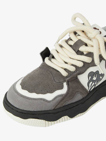 Monochrome Shadowwave Heavy-Duty Street Sneakers-1507 