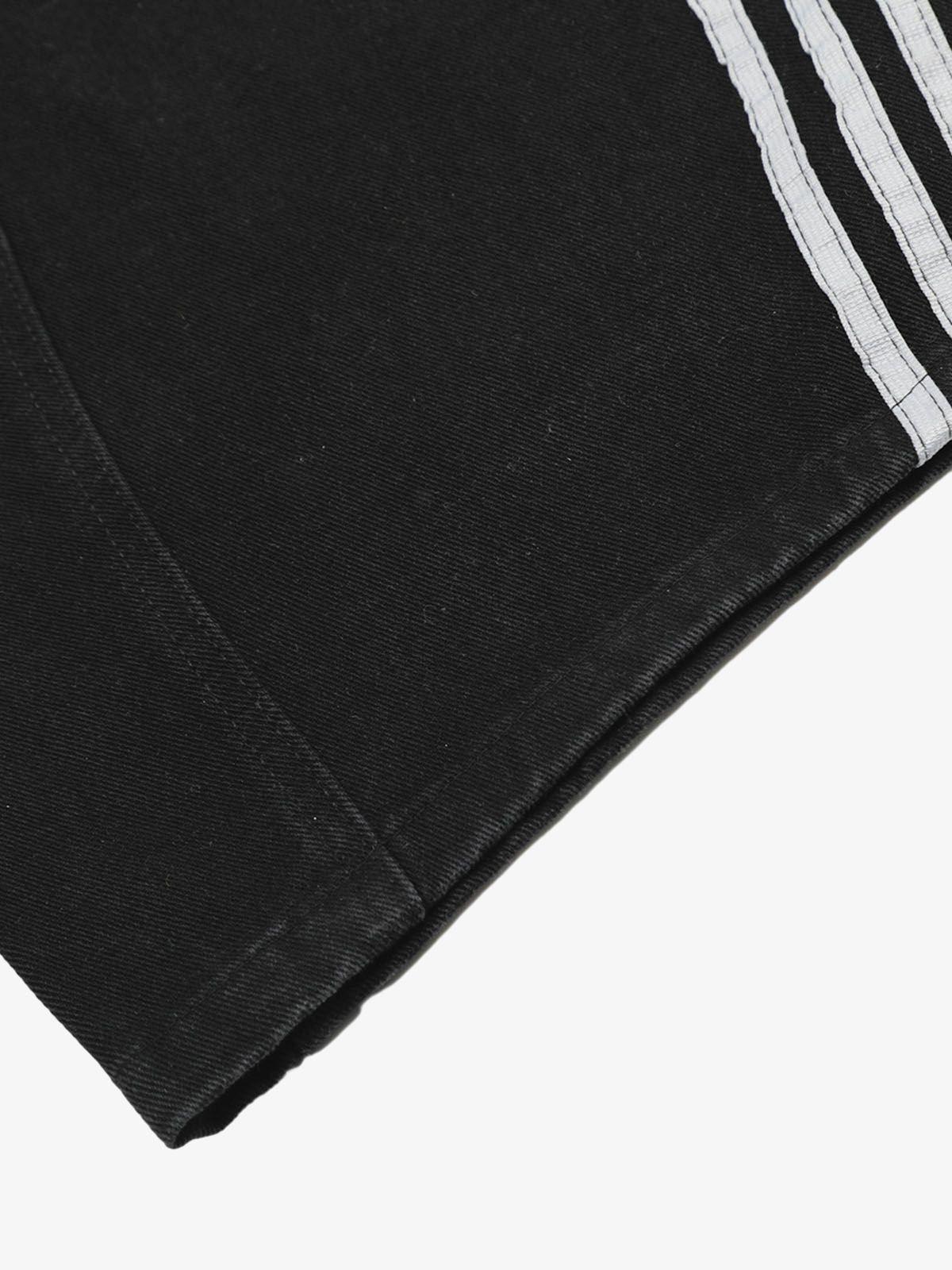 Denim Contrast Striped Stitching Barrel Jeans - 2504 