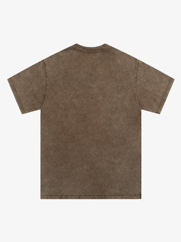 Original Street Protrait Graphic Print T-Shirt 