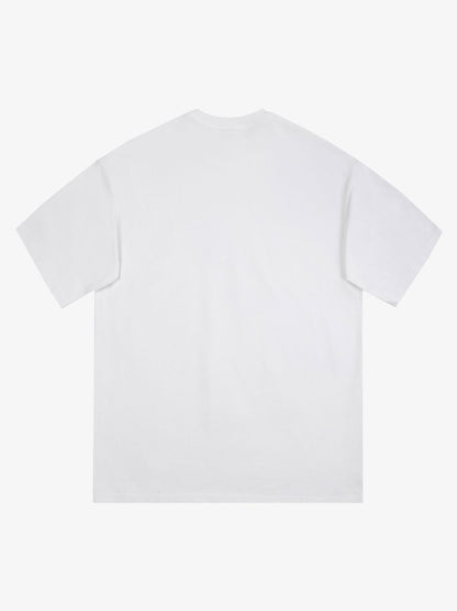 Original Street Protrait Graphic Print T-Shirt 