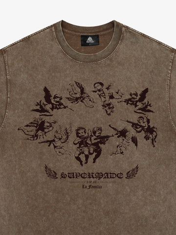 Original Vintage Angel Graphic Print T-Shirt 
