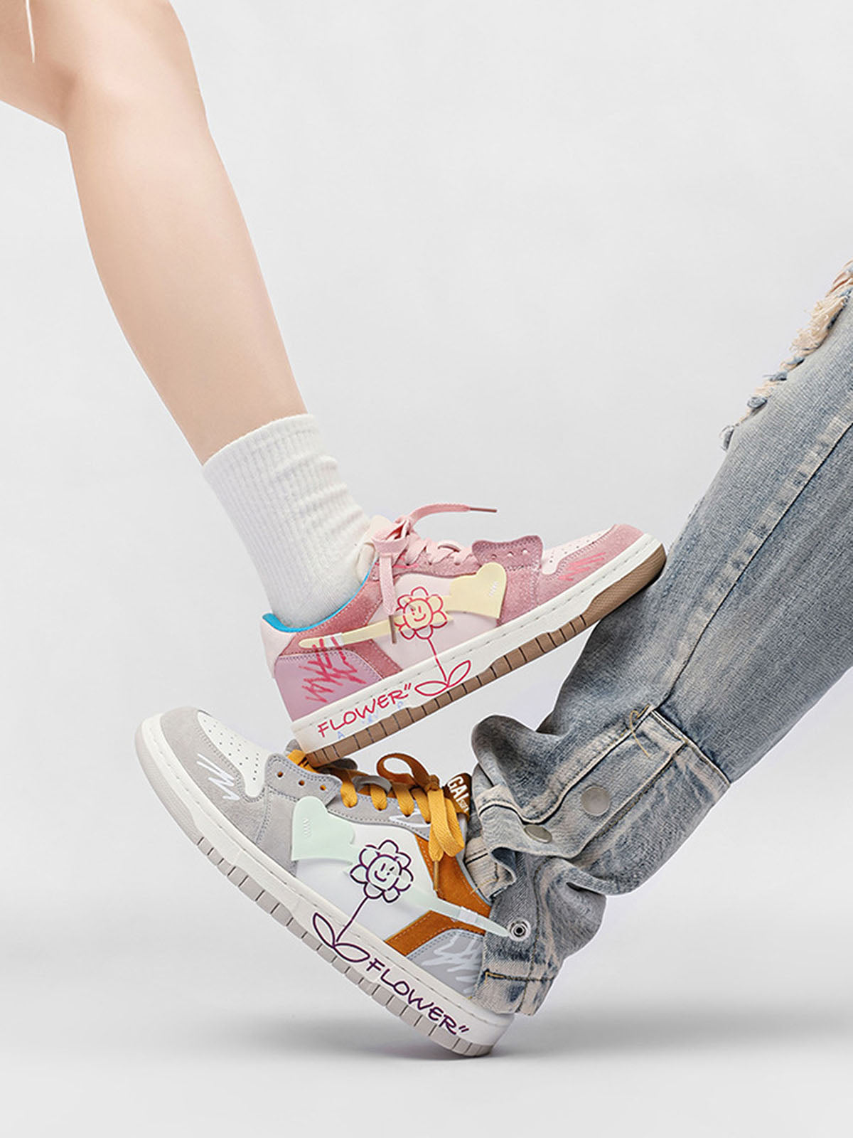 Sunflower Hip-Hop Skate Shoes - 2205 