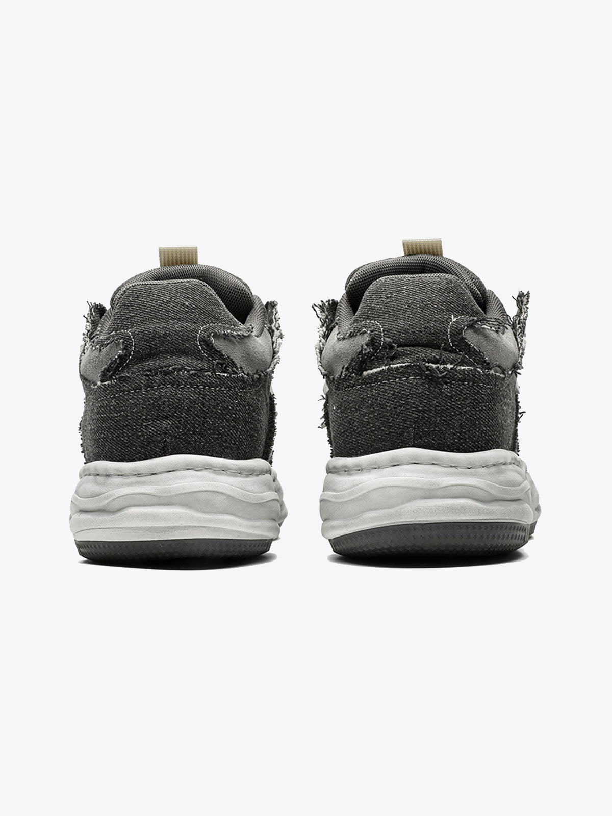 Distressed Deconstructed Split Whisker Platform Sneakers - 2602 