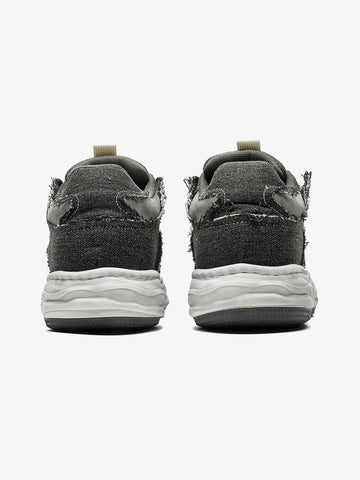Distressed Deconstructed Split Whisker Platform Sneakers - 2602 
