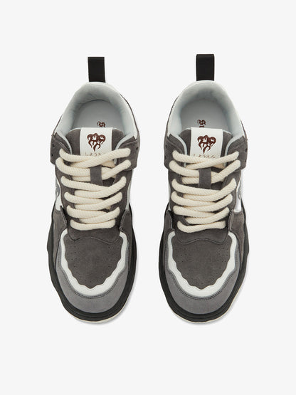 Monochrome Shadowwave Heavy-Duty Street Sneakers-1507 