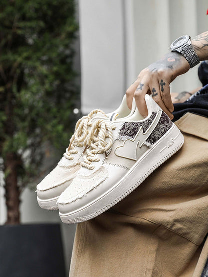 Thesupermade Retro High Street Men's Low Top Skate Shoes-1471 