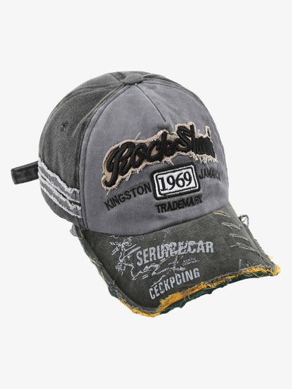 Thesupermade Retro Letter Denim Cap - 2136 