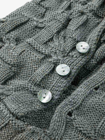 Asymmetric Irregular Knitted Sweater Hoodie 