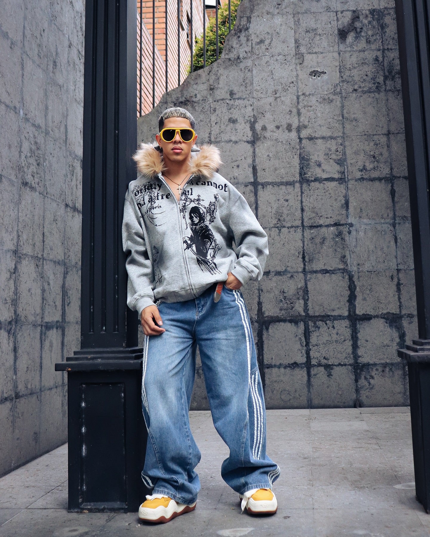 Supermade × Mortemartt Graphic Hooded Jacket- 2279