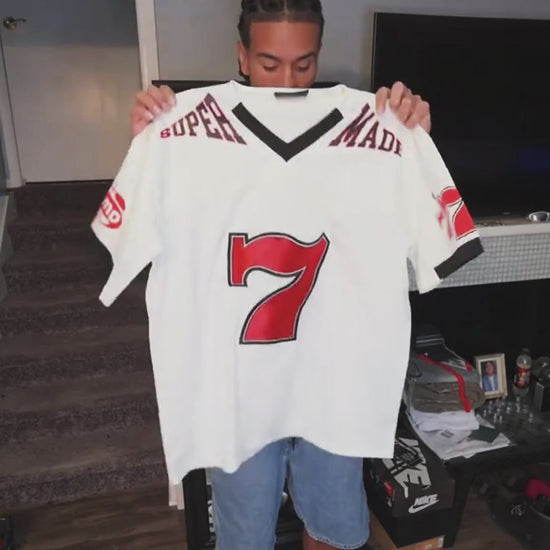 Original "SUPER 7" V-Neck Jersey T-SHIRT - 2400